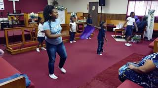 Move Of God Ministries COGIC youth praise dancers
