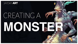 How to Draw A MONSTER | LOVECRAFT | PROCREATE