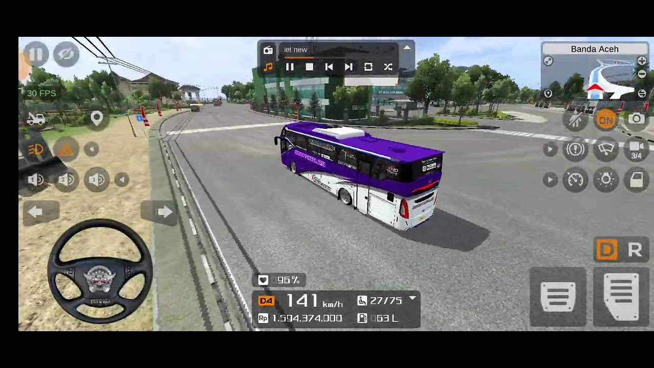Gamebus RACING BUS FULL BASURI #busbasuri #busmania #gamebus #bus #bustelolet # ...