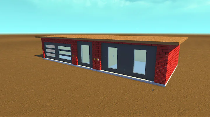 ScrapMechanic 3 Garage Doors... Single, Double and a Hanger...