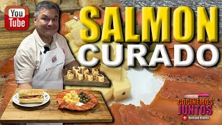 Como hacer SALMON CURADO | casero, fácil.