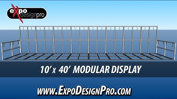 10 x 40 Display Trade Show Booth Exhibit