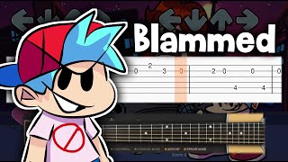Video thumbnail of "Friday Night Funkin' - Blammed - Guitar tutorial (TAB)"