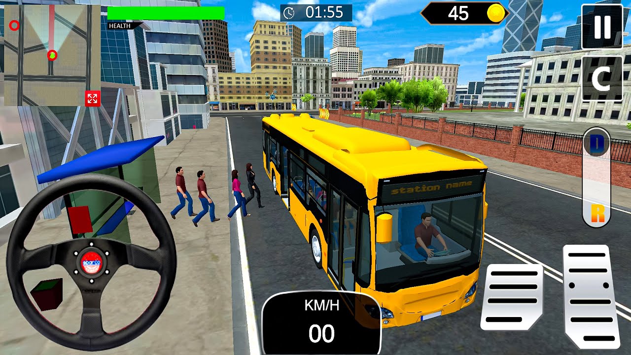 long bus driver game without people