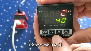 VFD-QR12-2-PID temperature controller "adjustment mode" PID parameter setting