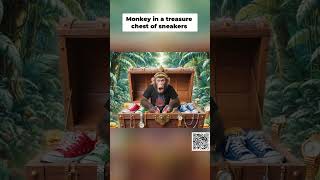 Monkey's Treasure Trove: Vintage Kicks & Bling! #shorts