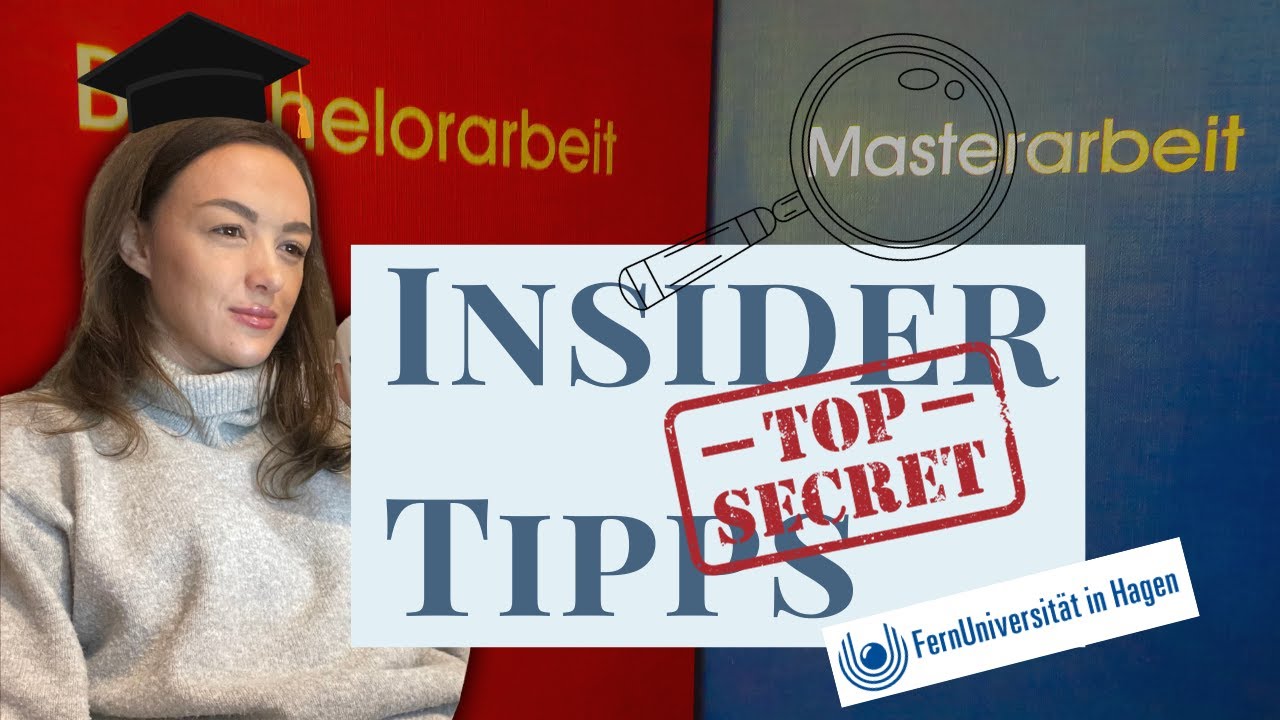 Fernuni Hagen Ruf Bei Arbeitgebern Der ULTIMATIVE GUIDE zur Masterarbeit | Fernuni Hagen - YouTube