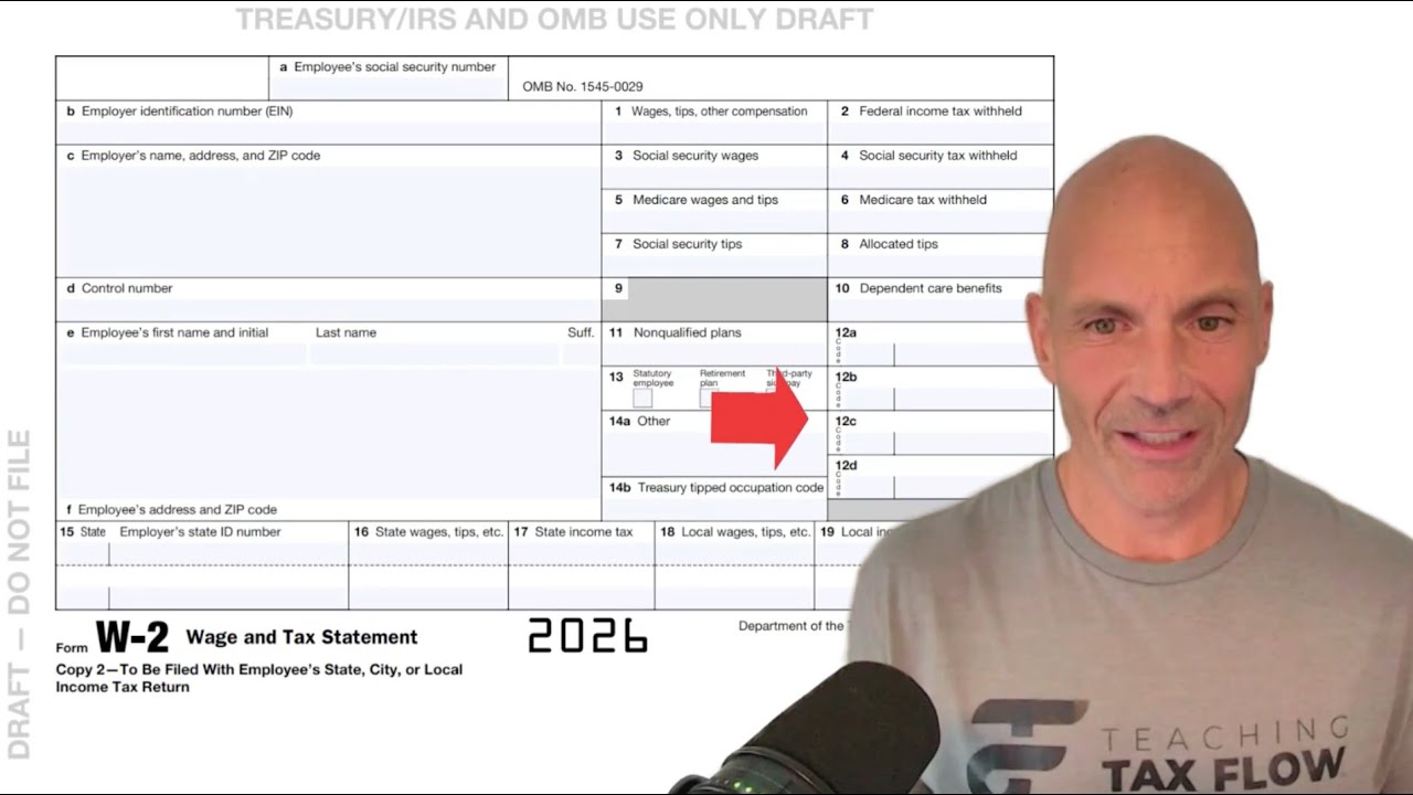 New Tip & Overtime Codes to W-2 (IRS Tax Form)