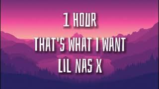 Lil Nas X - That's What I Want [1 hour] (I want someone in love with me)
