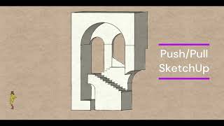 Push Pull in SketchUp (Speed Modeling)