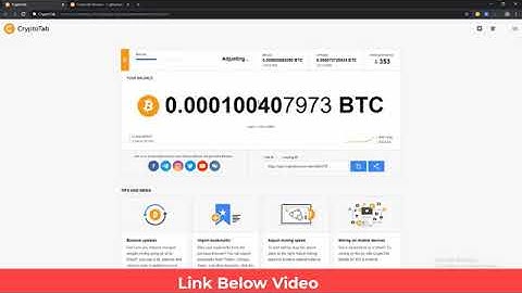 Earn Bitcoin While Browsing The Internet Using Cryptotab