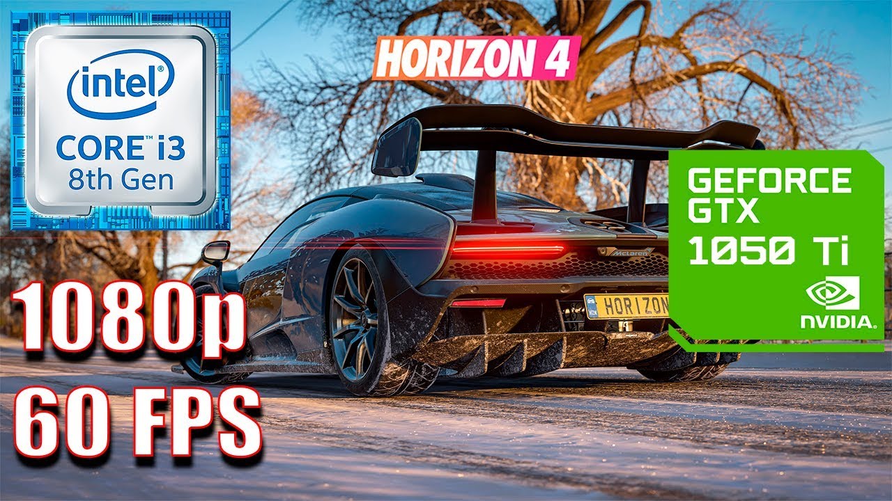 gtx 1050 ti forza horizon 4