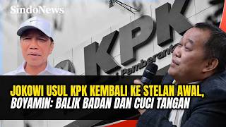 Jokowi Usul UU KPK Kembali ke Stelan Awal, Boyamin: Cari Muka  | Rakber | 24/02