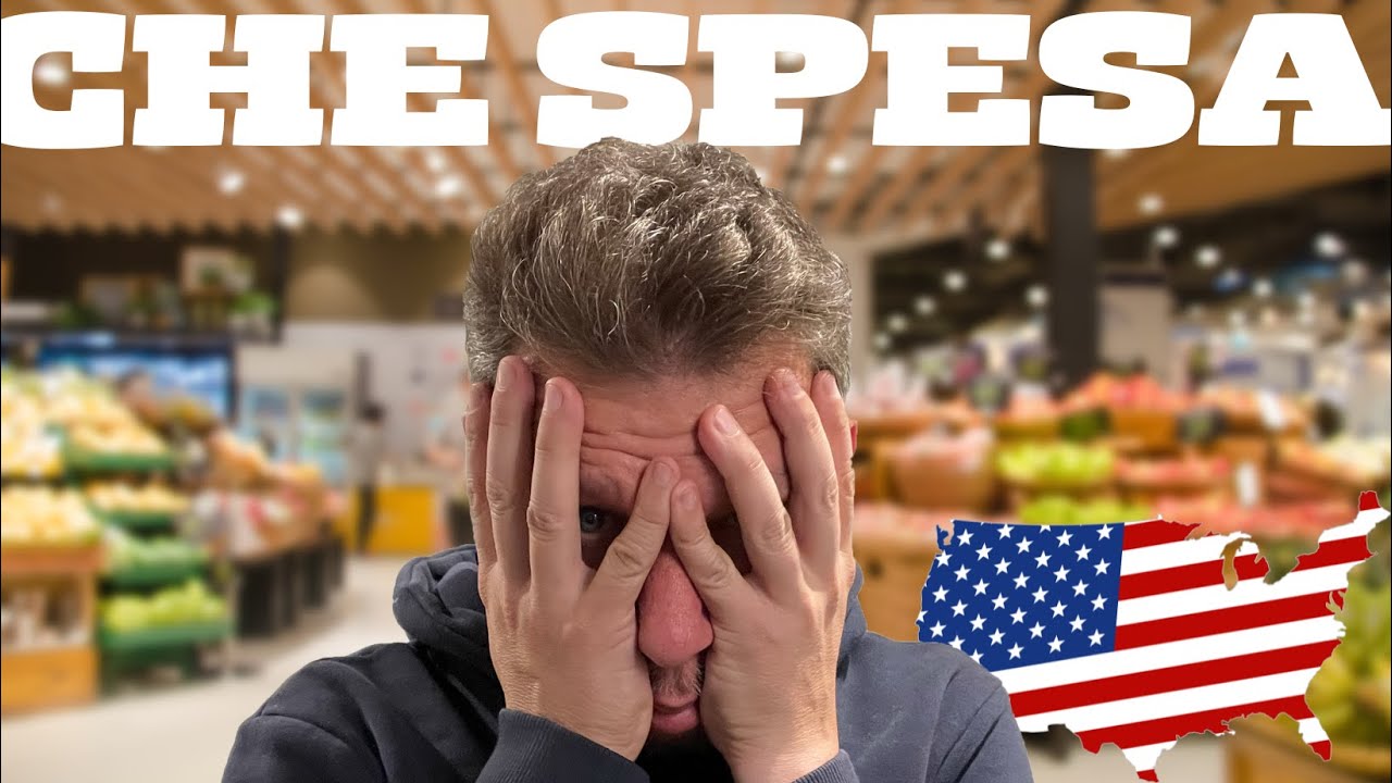 SUPERMERCATO meno caro contro il piu caro! La spesa americana