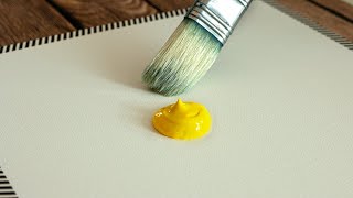 What will the yellow dot be? | Relaxing Acrylic Painting #309