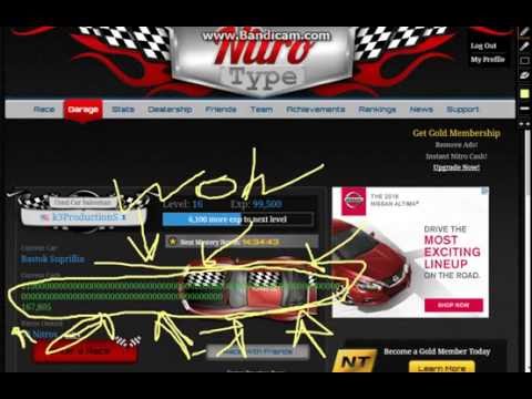 how to hack nitro type