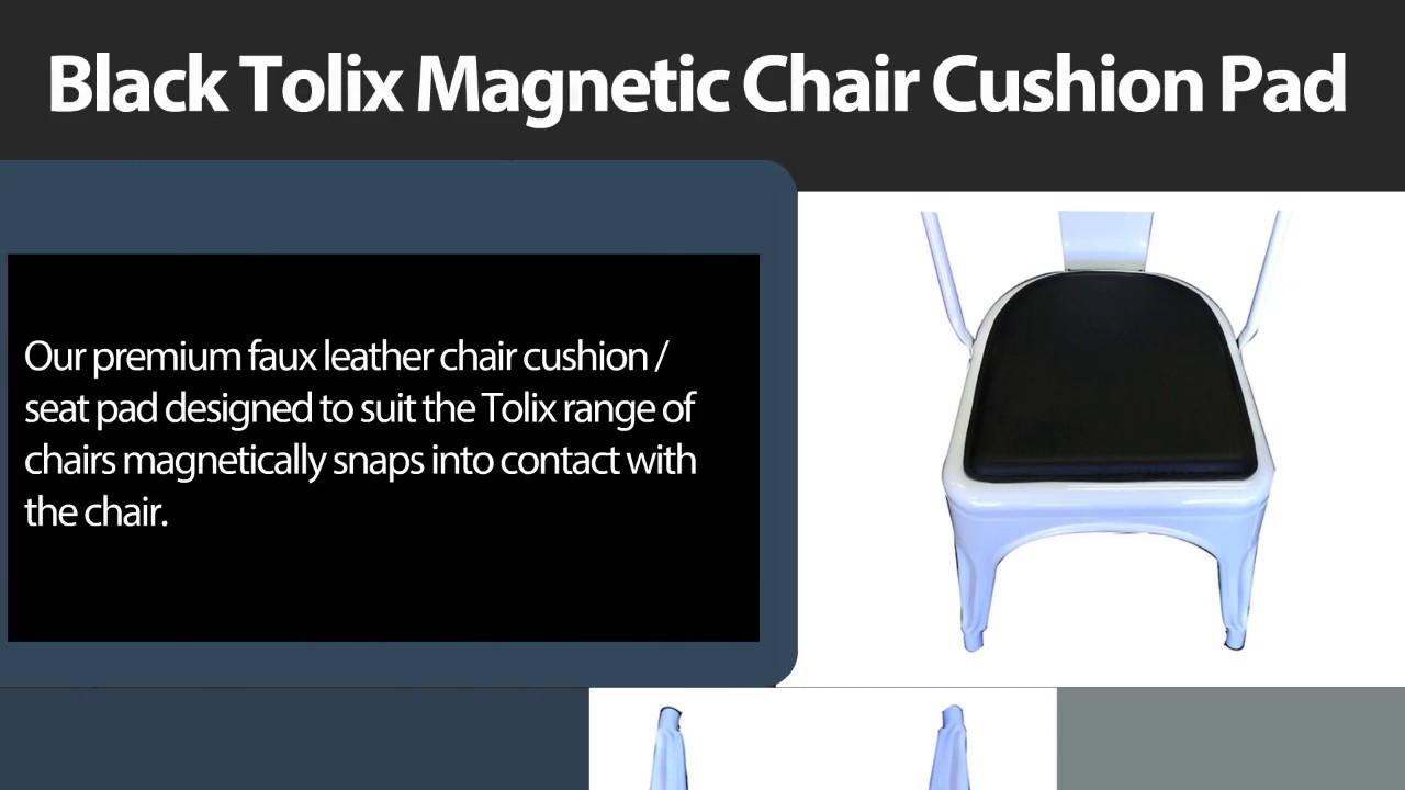 Black Tolix Magnetic Chair Cushion Pad Youtube