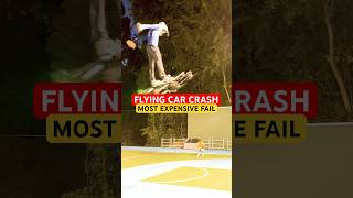 Flying Car Crash (Most Expensive Fails) with SkySurfer Aircraft 🚁 Flying Drone Vehicle. #shorts