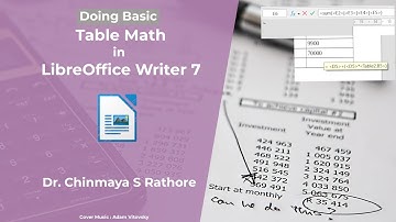 Doing Table Math in LibreOffice 7.3 Writer
