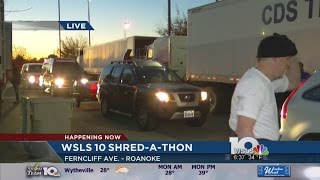 WSLS 10 Shred-A-Thon in Roanoke on Nov. 21