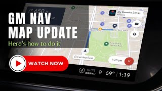 GM Nav Map Update  Here's how to get it