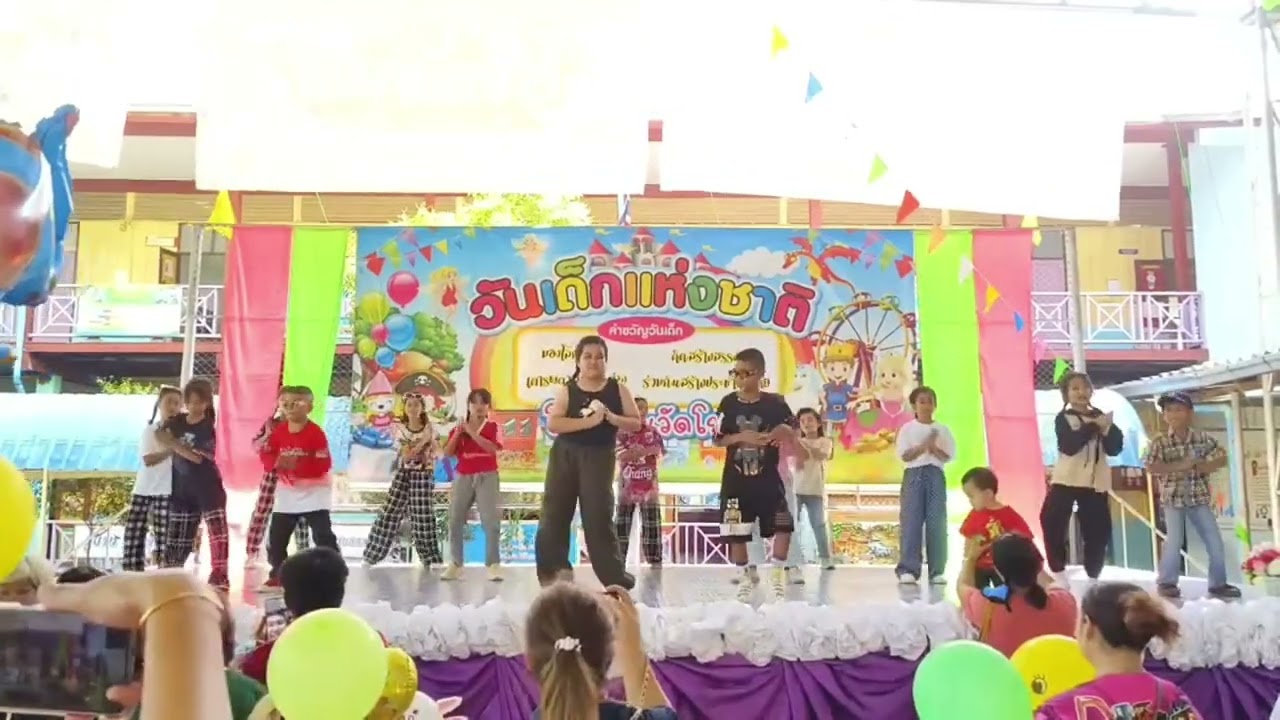 การแสดงวันเด็ก 2567 เพลงแว้นฟ้อหล่อเฟี้ยว ชั้นป.3 รร.วัดโรงเข้