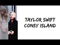 Taylor Swift - coney island (feat. the National) (lyrics)