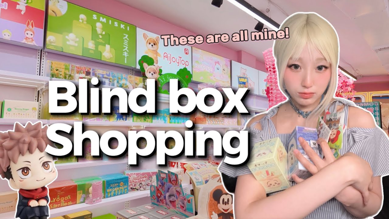 ⋆˚✿˖° Anime Blind Box Shopping at Ellicor Manhattan || Makeup, Kawaii Stationery, Anime Pins