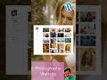 Create your own photography Website with WordPress - WordPress Tips 30 #shorts