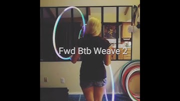 Forward 2 beat Behind the Back Weave with Hoops viewed from behind