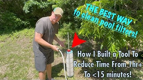 THE BEST WAY to Clean Pool Filters!