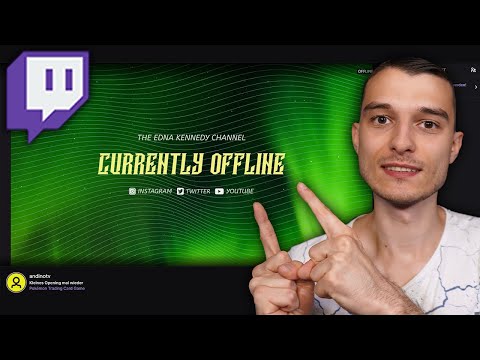 How to Upload a Twitch Offline Banner Tutorial