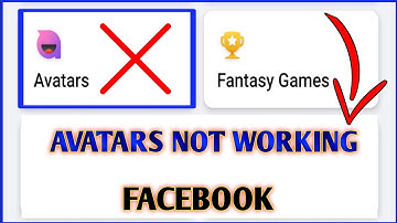Facebook Avatars Option Not Working // Facebook Avatar Not Showing
