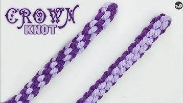 Macrame Crown Knot | 2 Ways to Tie Chinese Crown Knot Multicolor