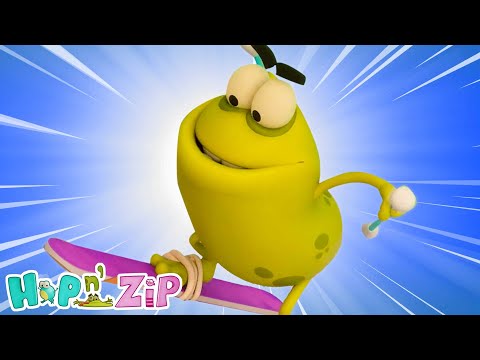 Hop And Zip Skitastic e Animação 3D Desenhos Animados Para Crianças