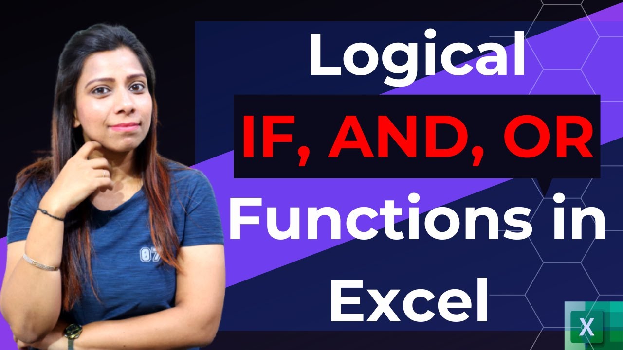 IF, And, Or Function in Excel in Hindi | How To Use Logical Functions ...