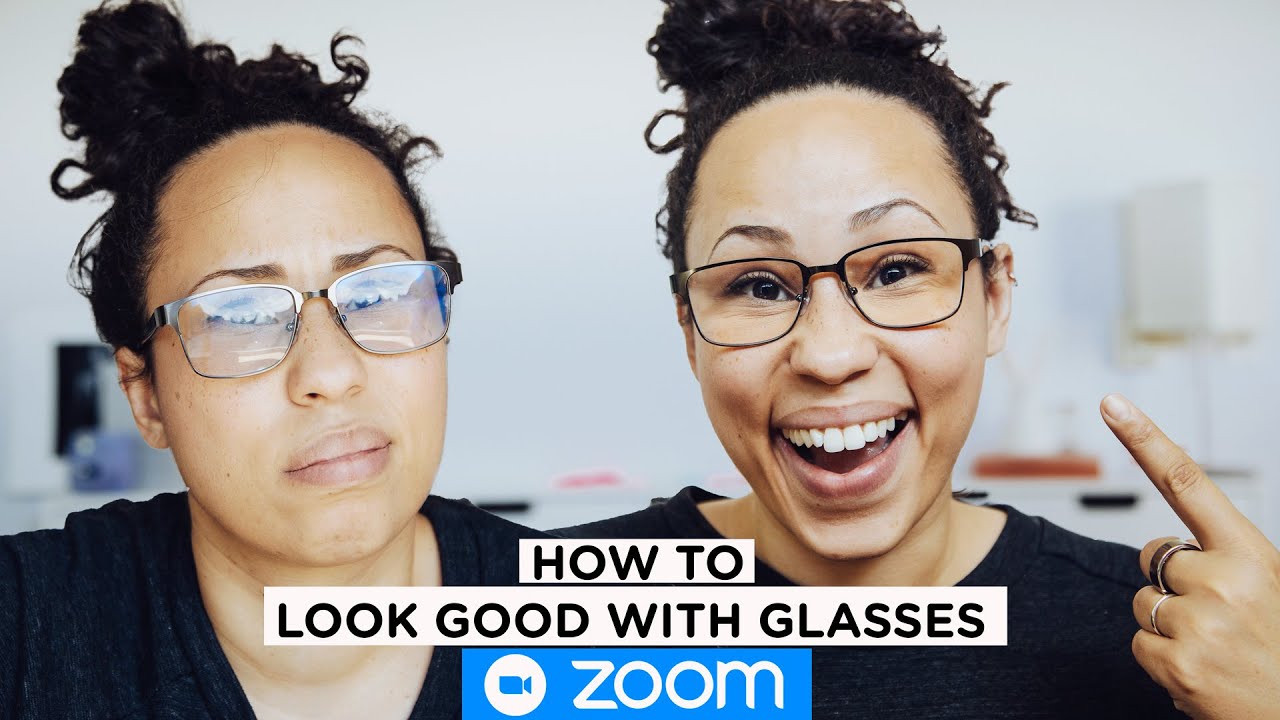 How to Reduce Glare on Glasses in Zoom  