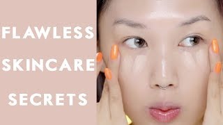 No Foundation! BUT FLAWLESS SKIN | MY 7 ULTIMATE SKINCARE SECRETS