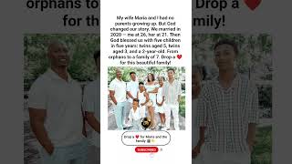 From No Parents Growing Up to 5 Kids in 5 Years – God Changed Their Story ❤️👨‍👩‍👧‍👦#shorts