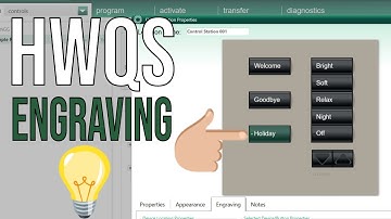 Lutron Homeworks QS Engraving