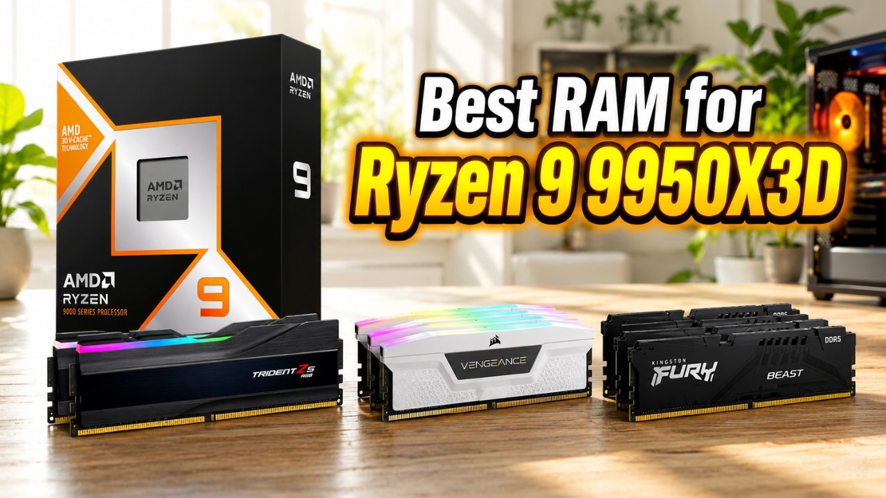 The Best RAM for Ryzen 9 9950X3D - YouTube