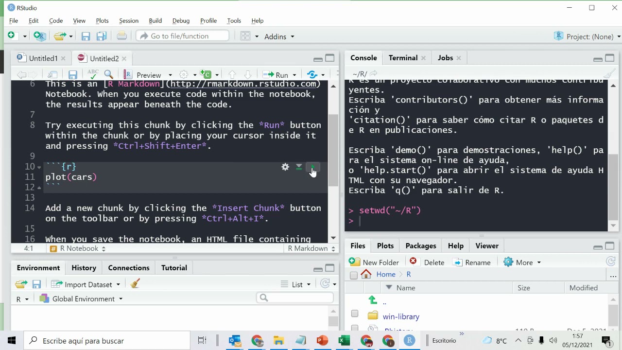 La interfaz de R Studio | 6/41 | UPV