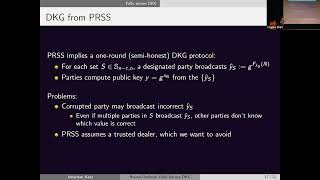 Threshold Cryptography 1 (Crypto 2024)