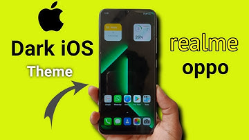 New! Dark iOS 15 Theme with iOS widgets for Realme and Oppo devices | Asraful Tech