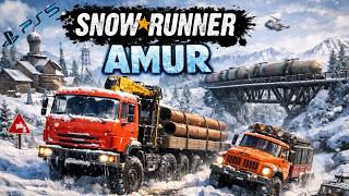 SNOW⭐RUNNER PS5 epi 504 Amur , Fédération De Russie Chernokamensk Bloc Alpha parti 4