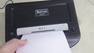 Шредер (уничтожитель) Bulros 830C чёрный (2x10 мм)