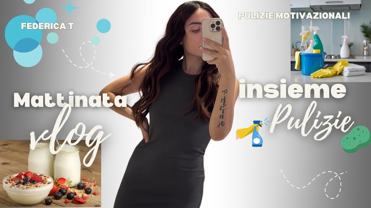 Mattinata con me• Routine pulizie• colazione•pulizie motivazionali 