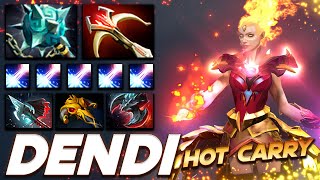 Dendi Lina Hot Carry - Dota 2 Pro Gameplay [Watch & Learn]