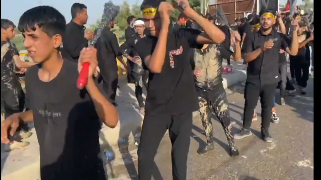 موكب حبيب إبن مضاهر الأسدي حچام الشموس استعراض يوم السابع من محرم2023 الرادود الحسيني حسن ريحان