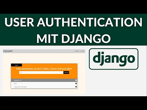 DJANGO USER AUTHENTICATION & LOGIN - Login mit JWT´s